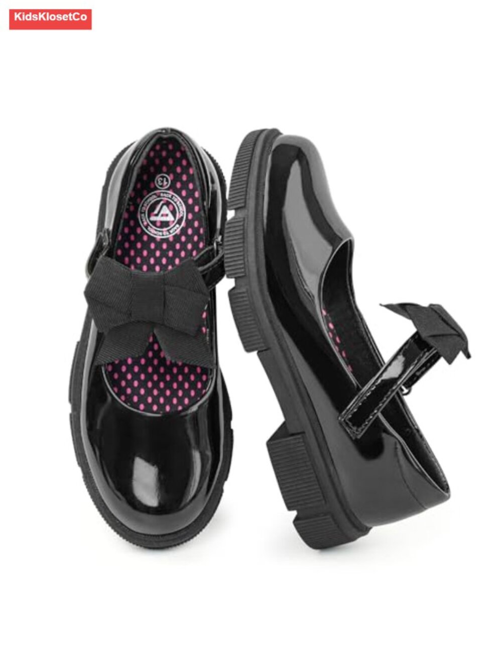 Girls Mary Jane School Shoes Uniform Dress Flats